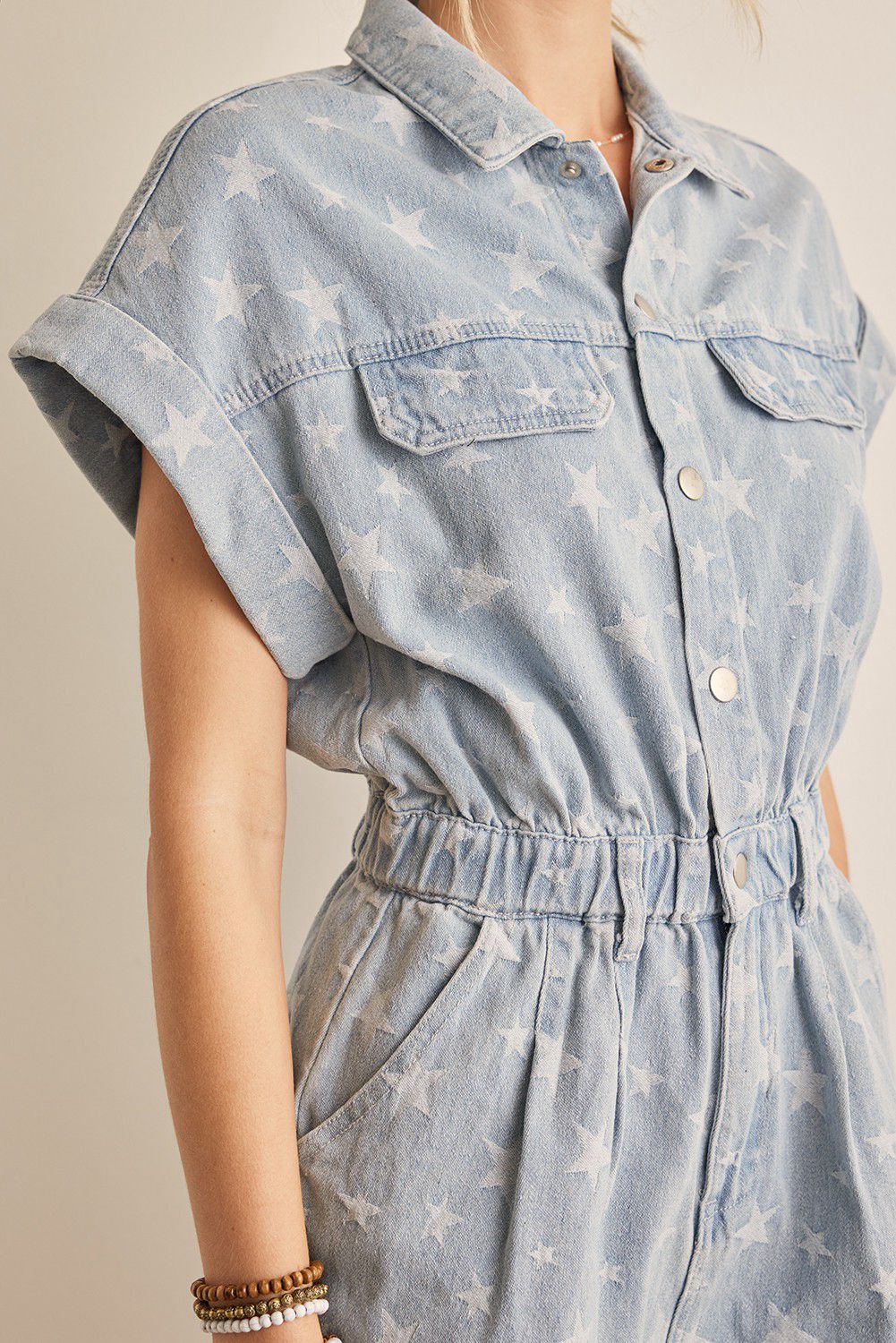 Jumpsuit Denim con estrellas