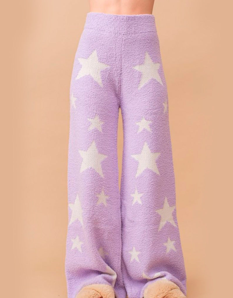 Pants estrellas morado