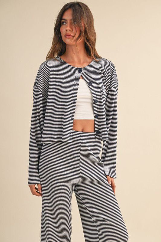 Set pants rayas azules