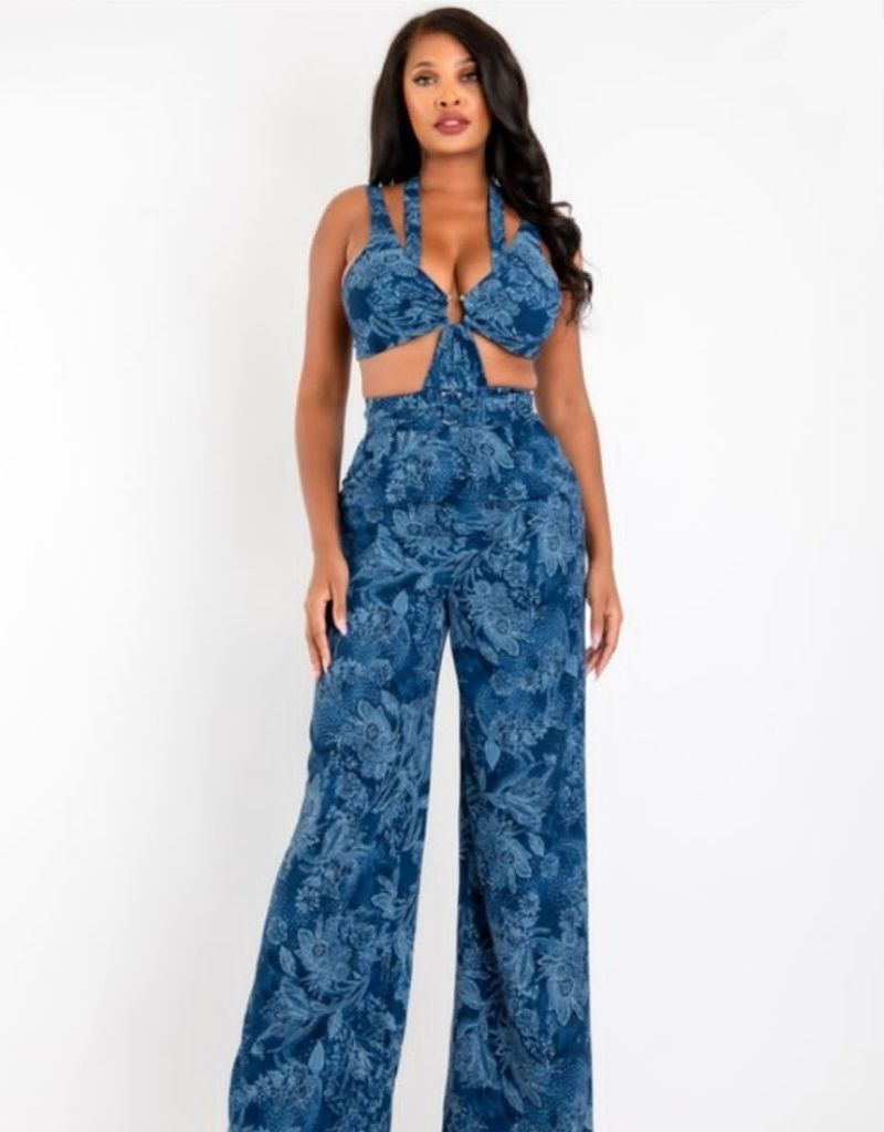 Jumpsuit Floral Print