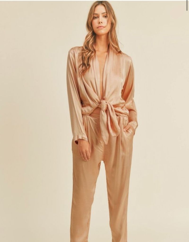 Jumpsuit satin