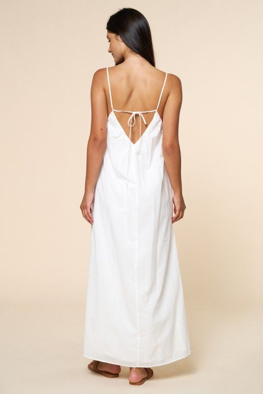 Vestido blanco conchas