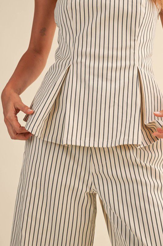 Set pantalón rayas