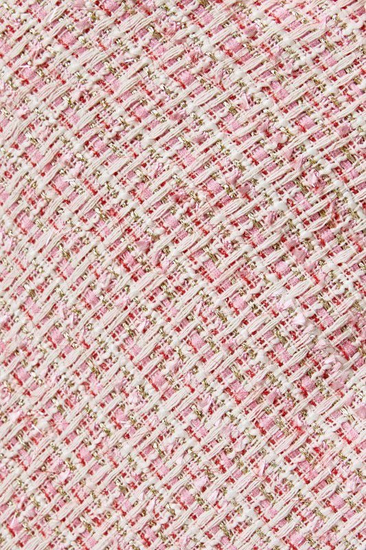 Vestido rosa tweed