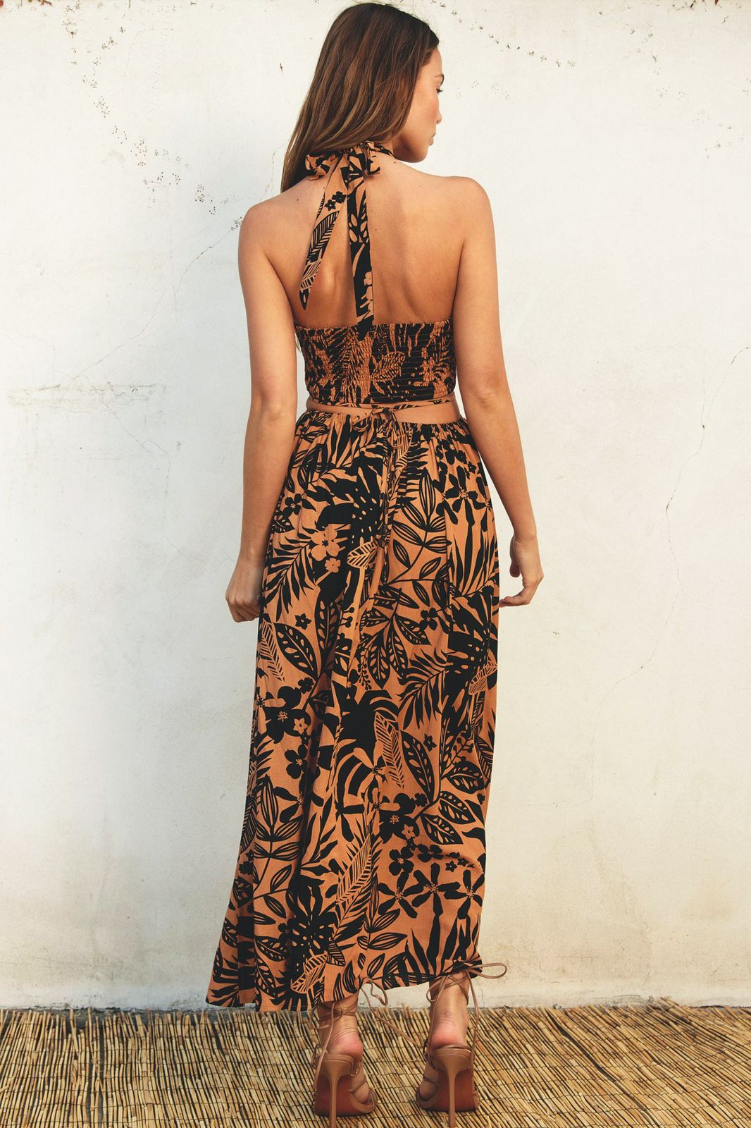 Maxi vestido print