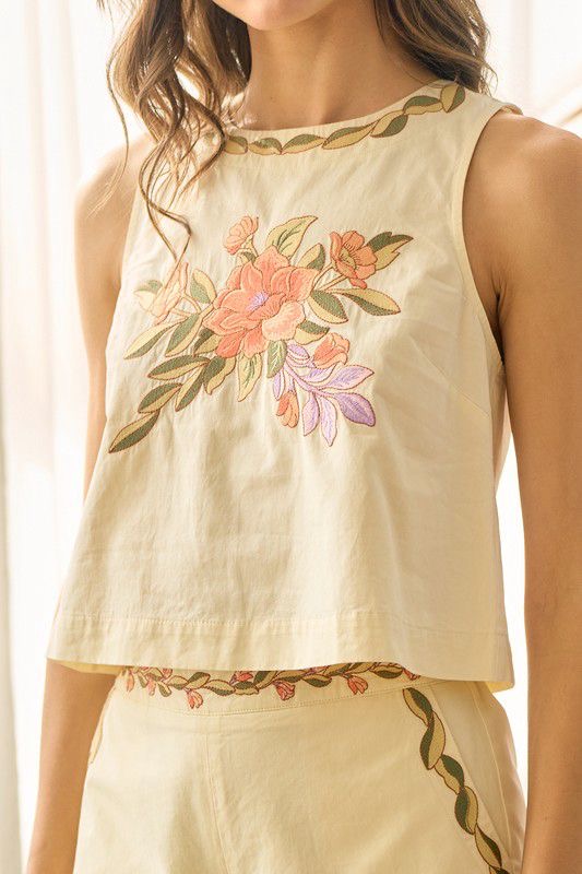 Set de short flor