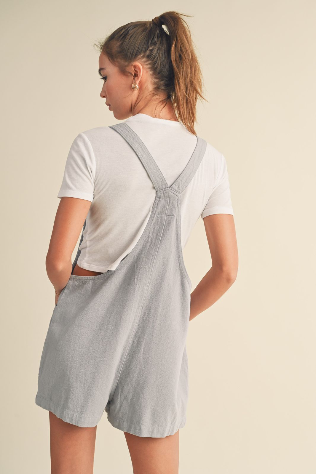 Jumpsuit corto gris