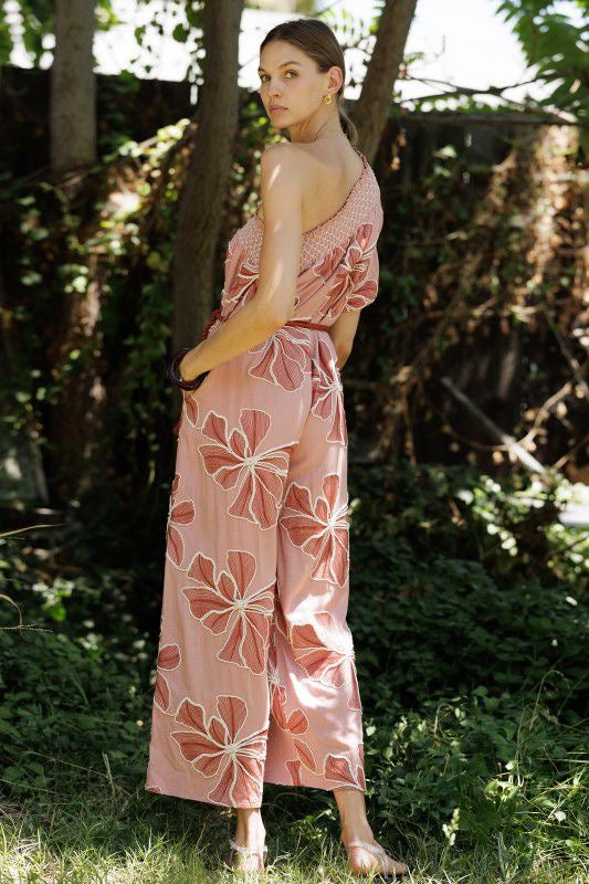 Jumpsuit floral print
