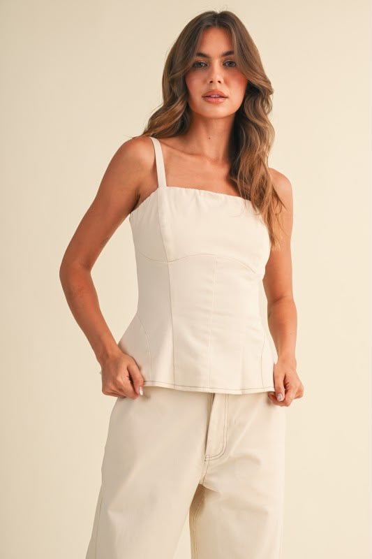 Set pantalón ivory