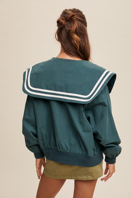 Chamarra bomber verde