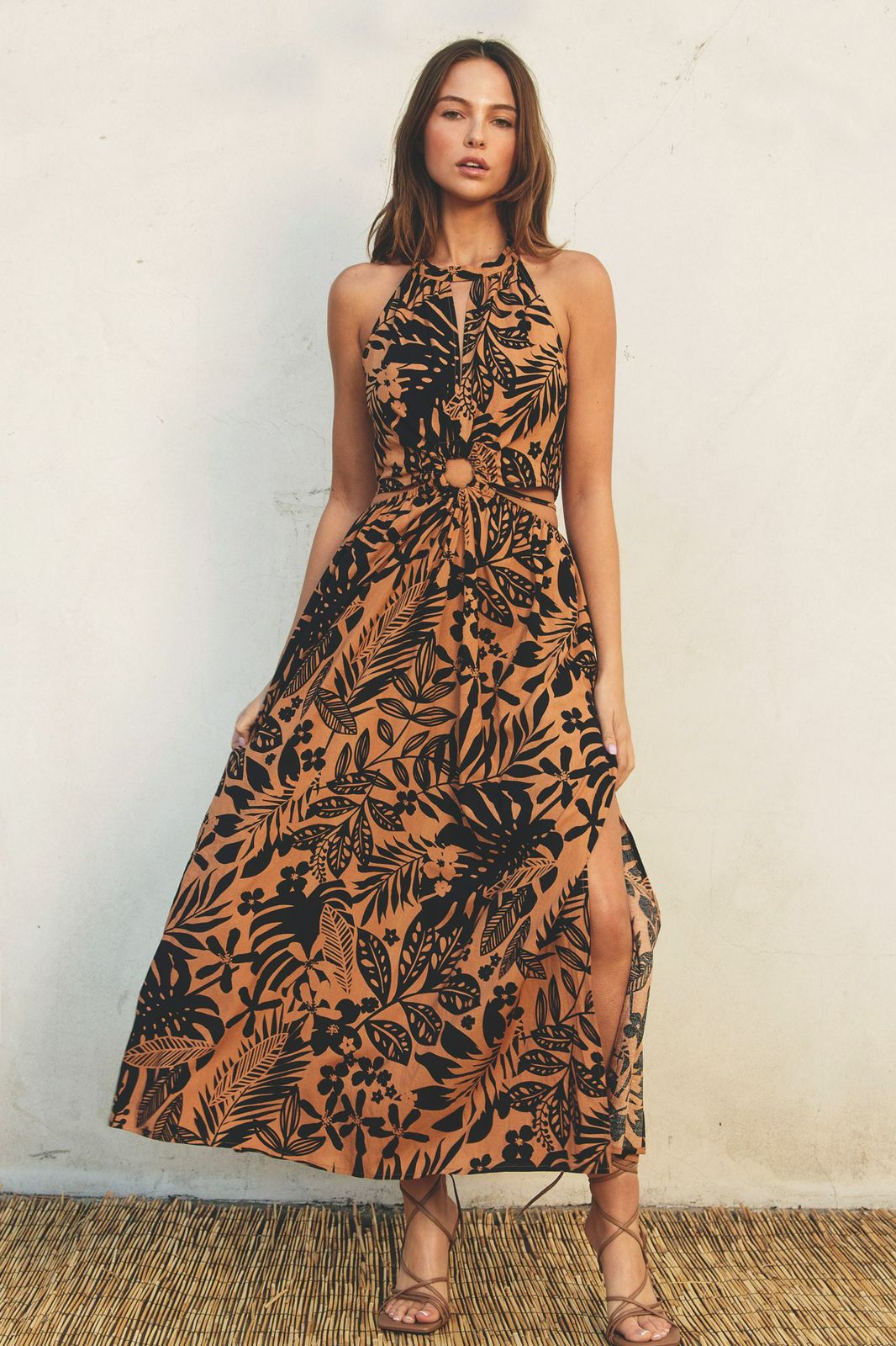 Maxi vestido print