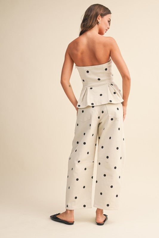 Set puntos pantalón y top