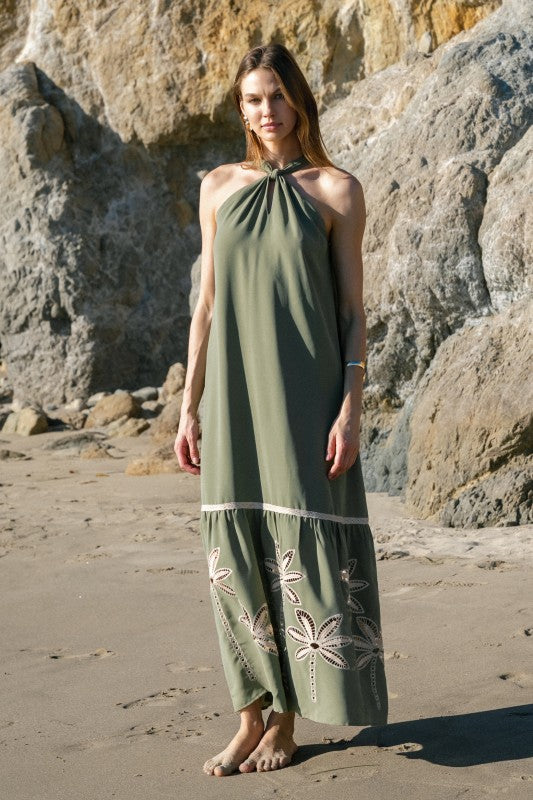 Vestido palm tree