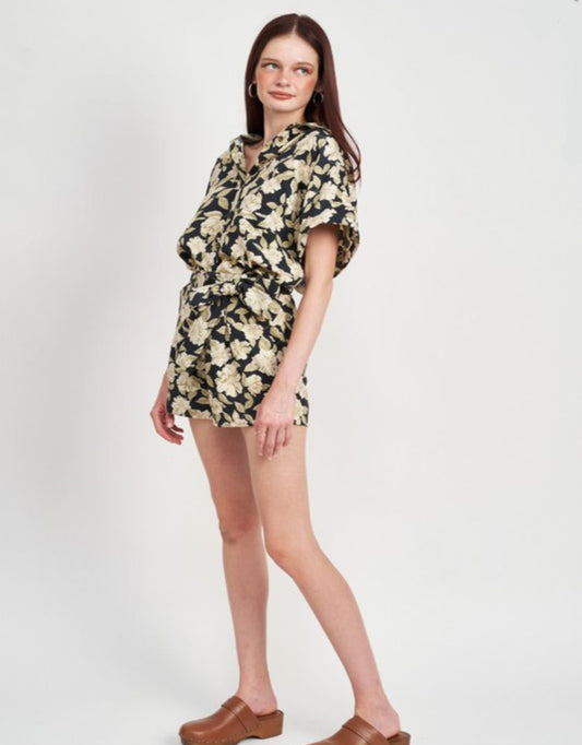 Set Short Print Floral