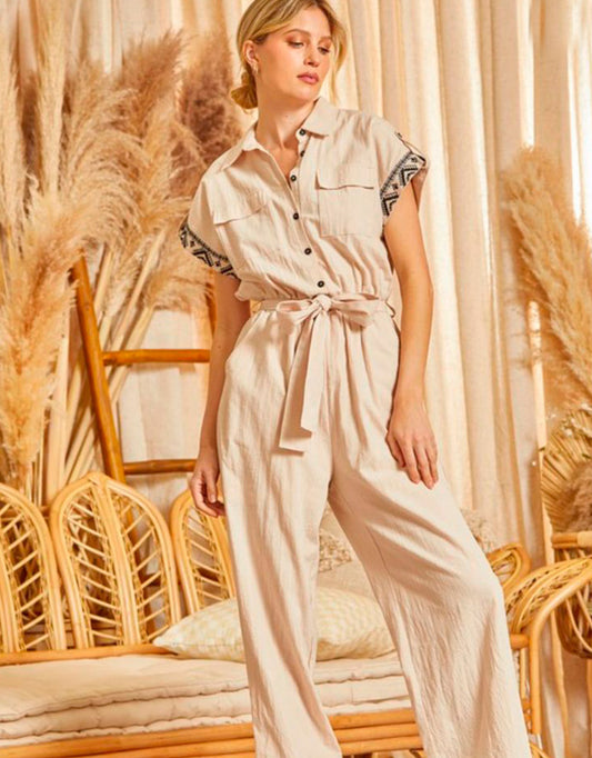 Jumpsuit Beige