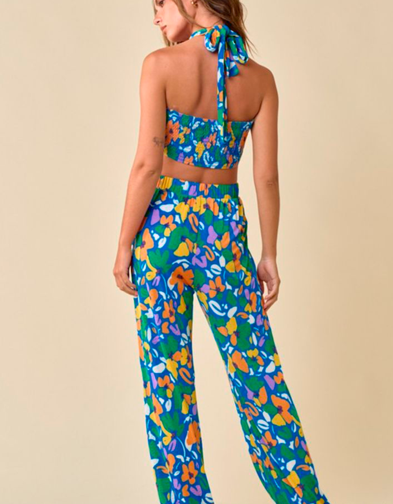 Set Pantalón con Flores